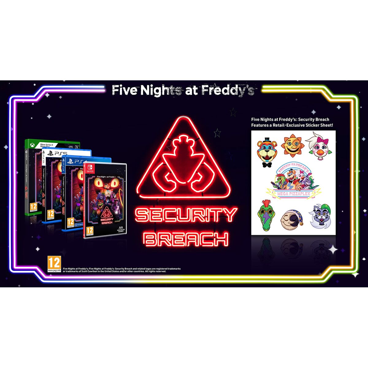 Videojogo para Switch Maximum Games Five Nights at Freddy's: Security Breach