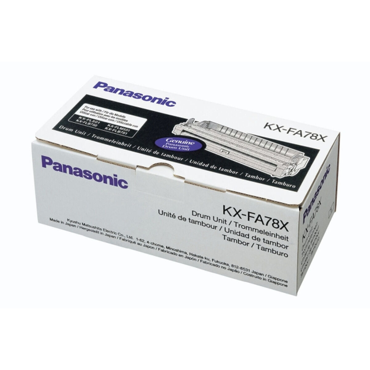 Tambor de impressora Panasonic KXFLM 551/FLB 750 (1 Unidade)