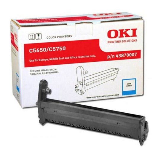 Tambor de impressora OKI 43870007 Preto Ciano C/5650/5750