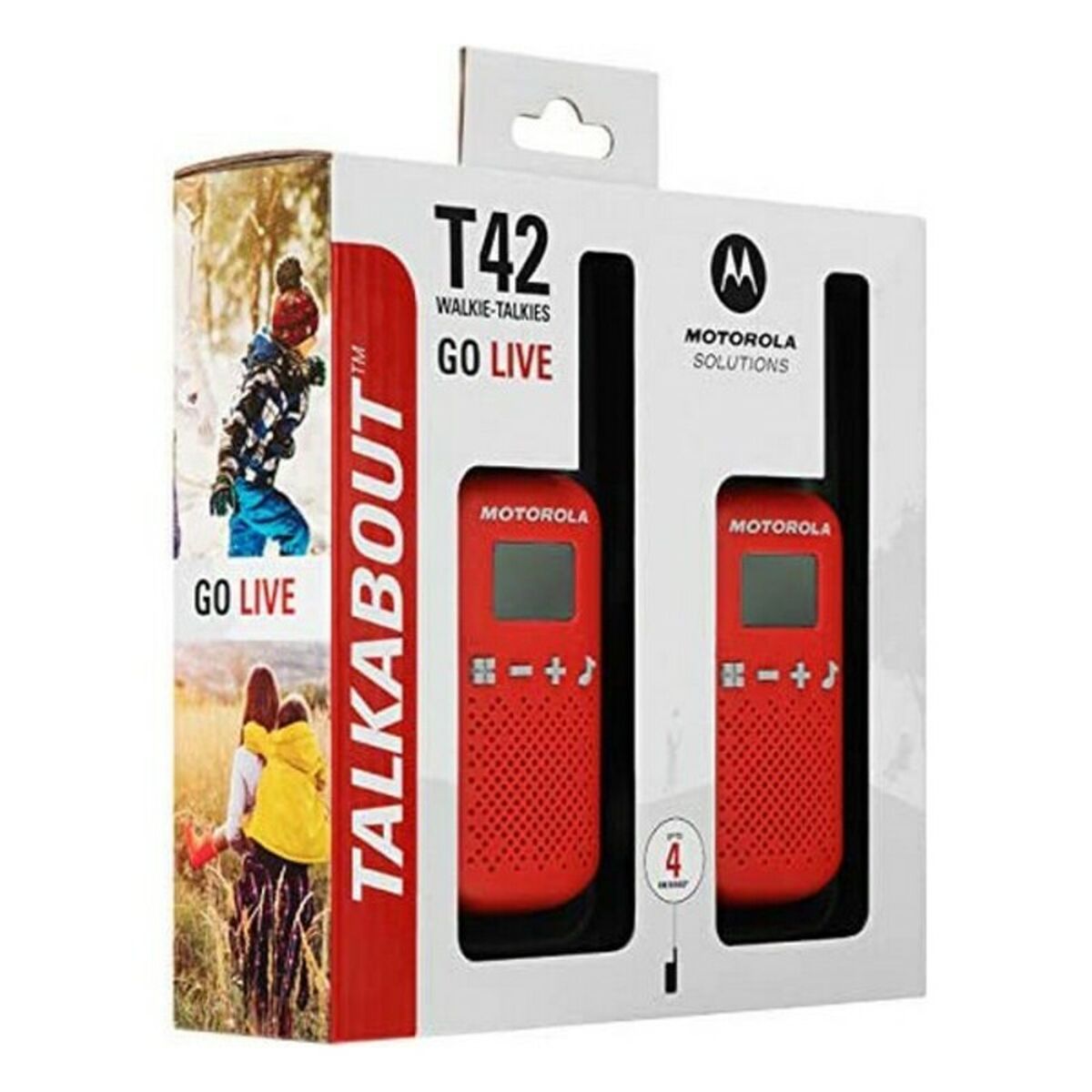 Walkie-Talkies Motorola T42 RED 1,3" LCD 4 km