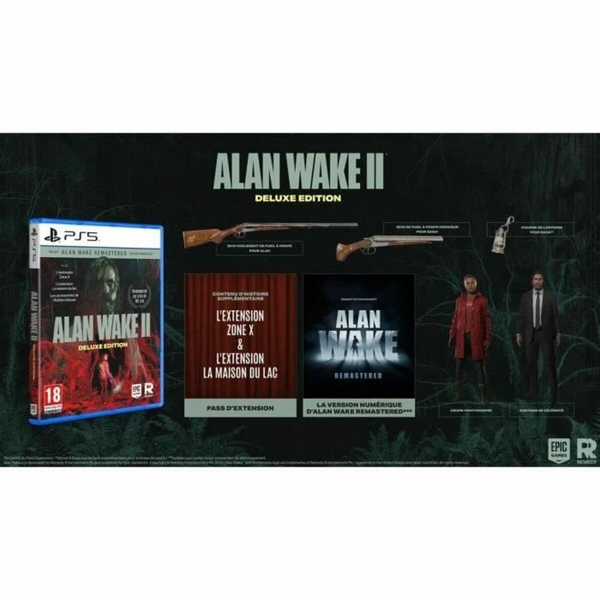 Jogo eletrónico PlayStation 5 Just For Games Alan Wake 2 - Deluxe Edition