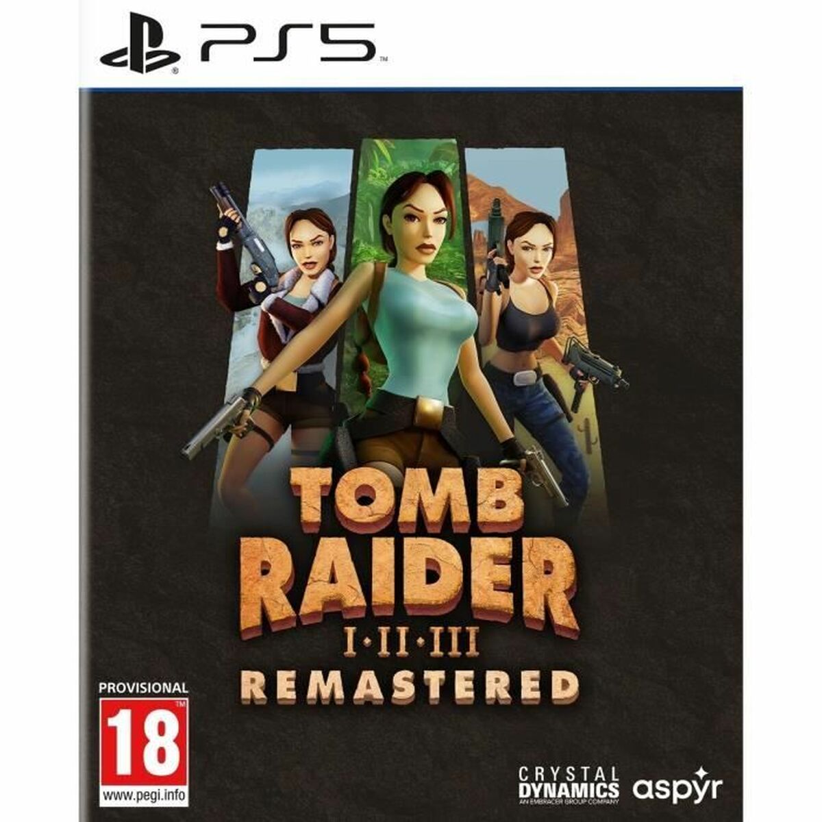 Jogo eletrónico PlayStation 5 Just For Games Tomb Raider I-III Remastered Starring Lara Croft (FR)