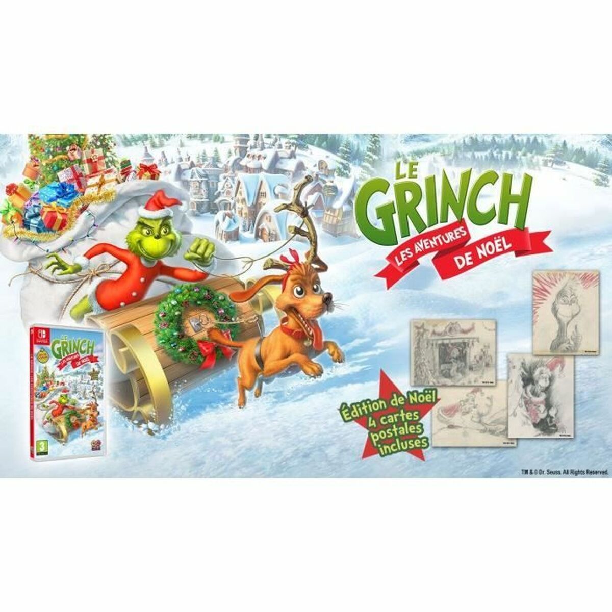 Videojogo para Switch Bandai Namco Le Grinch : Les Aventures de Noël