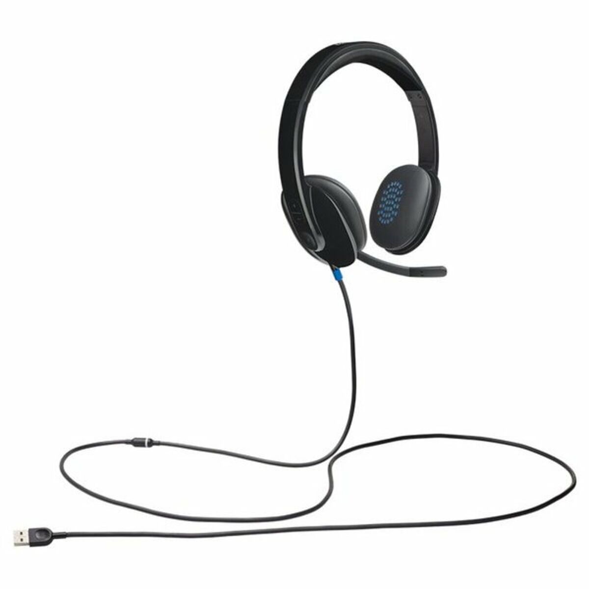 Auriculares com Microfone Gaming Logitech H540 Preto