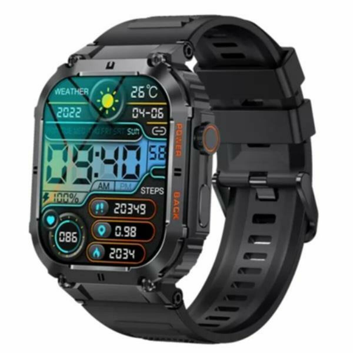 Smartwatch Denver Electronics 114101040680 Preto