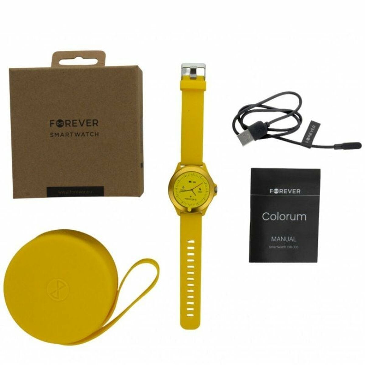 Smartwatch Forever CW-300 Amarelo