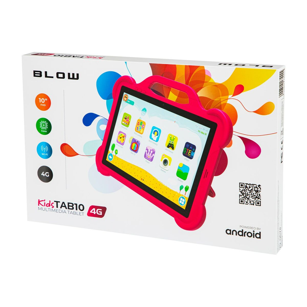 Tablet Blow KidsTAB10 10,1" UNISOC T606 4 GB RAM 64 GB Preto