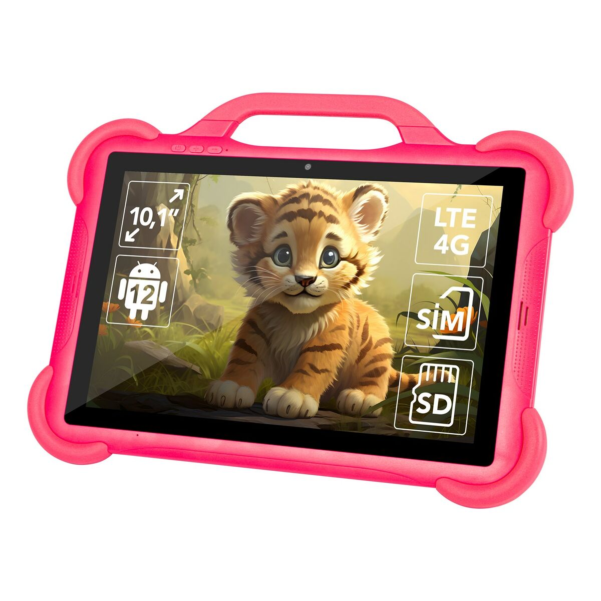 Tablet Blow KidsTAB10 10,1" UNISOC T606 4 GB RAM 64 GB Preto