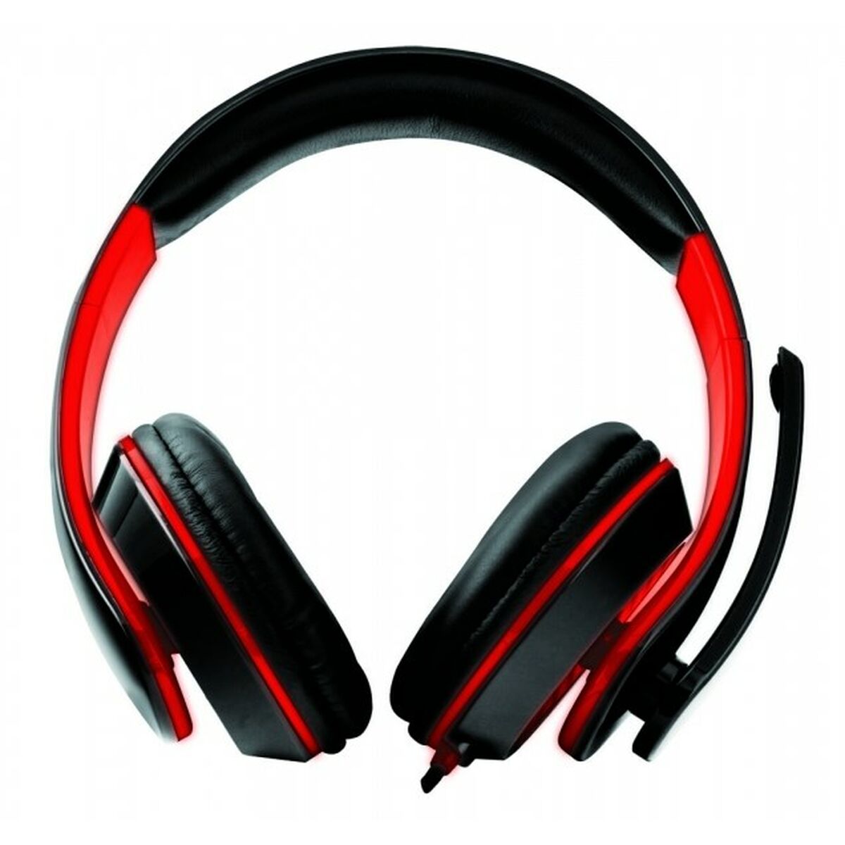 Auriculares com microfone Esperanza EGH300R Preto Vermelho