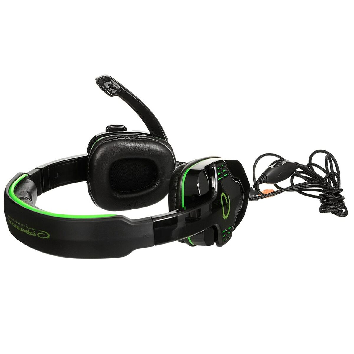 Auriculares com microfone Esperanza EGH310G Preto Verde