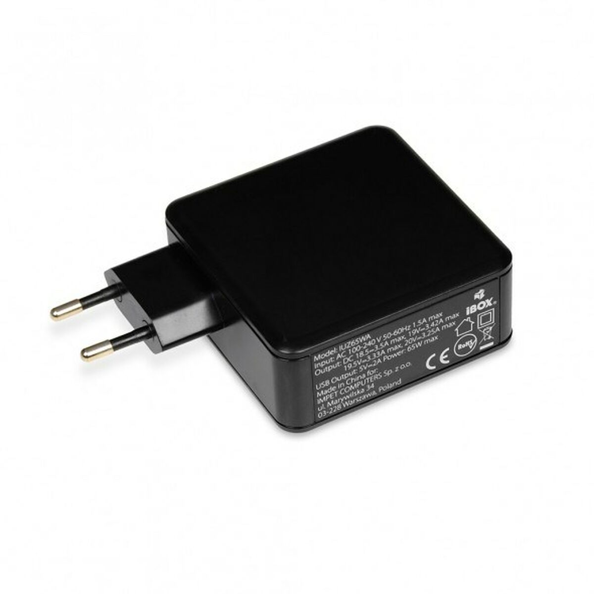 Carregador para Portátil Ibox IUZ65WA 65 W