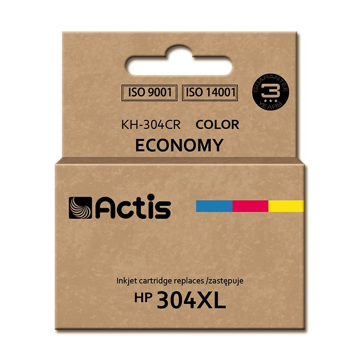 Tinteiro de Tinta Original Actis KH-304CR Ciano/Magenta/Amarelo