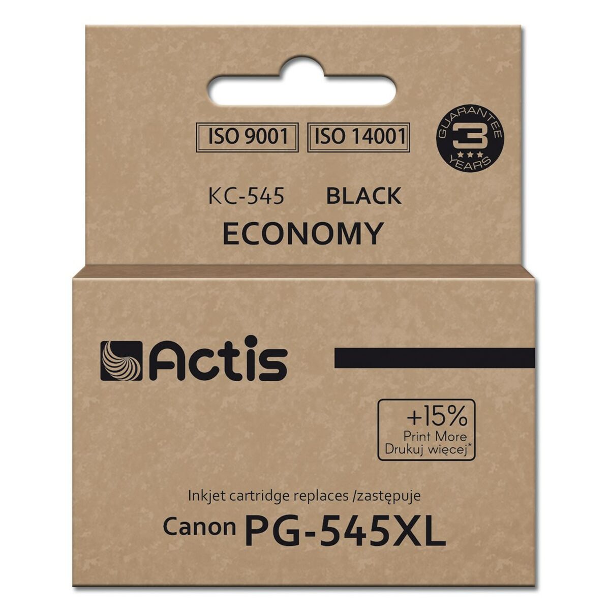 Cartucho Compatível Actis KC-545 Preto