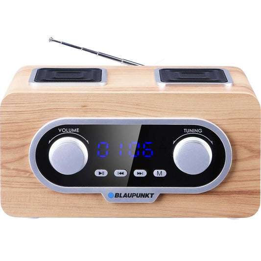 Rádio Blaupunkt PP5.2CR Branco Castanho Madeira