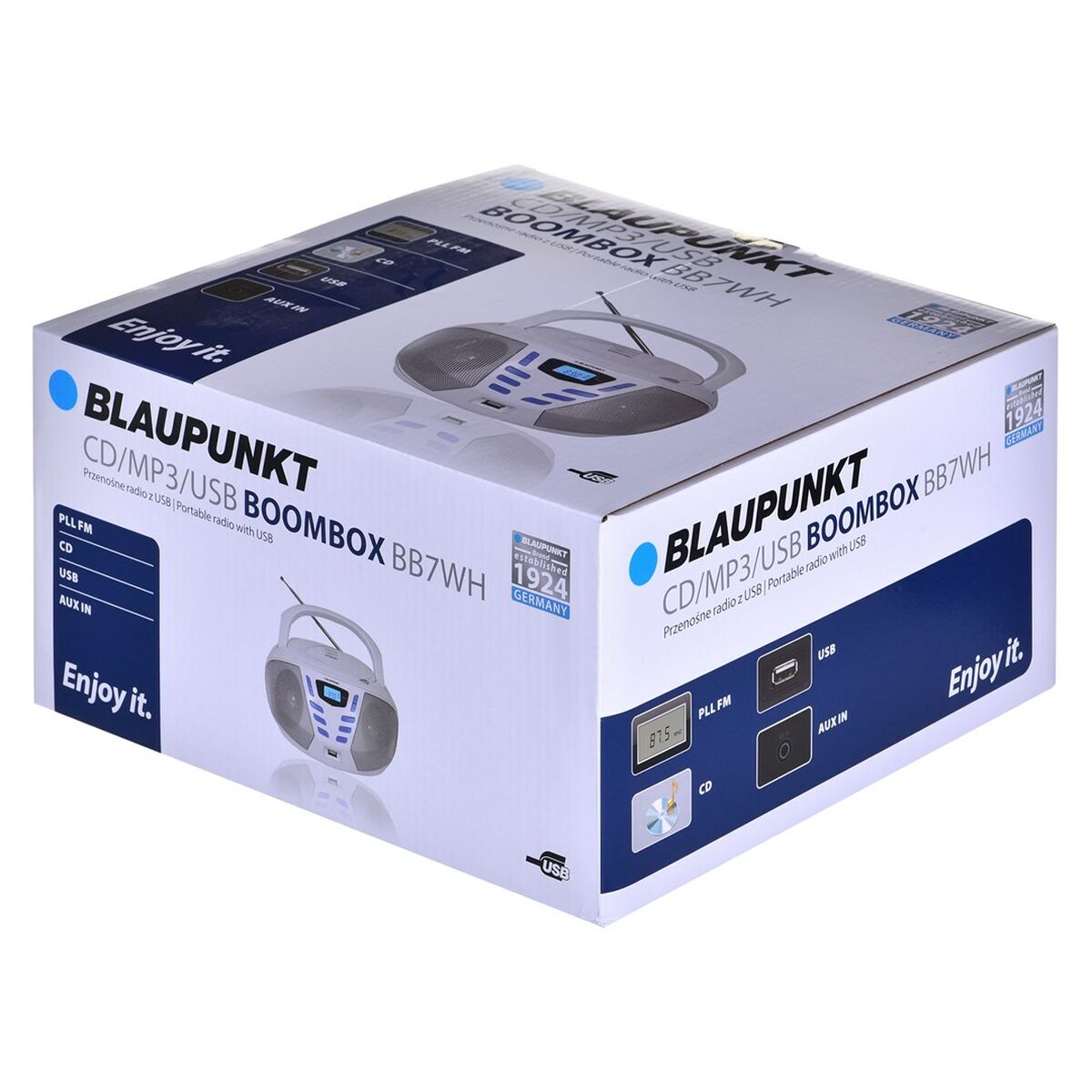 Rádio Blaupunkt BB7WH Cinzento Ciano Sim