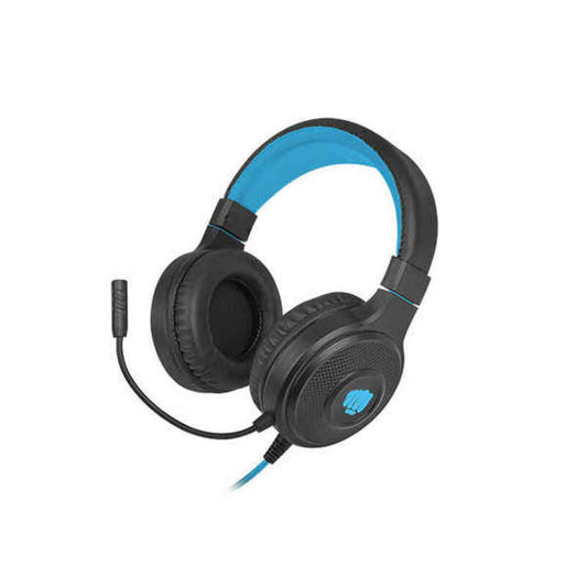 Auriculares com microfone Fury NFU-1585 Azul Preto