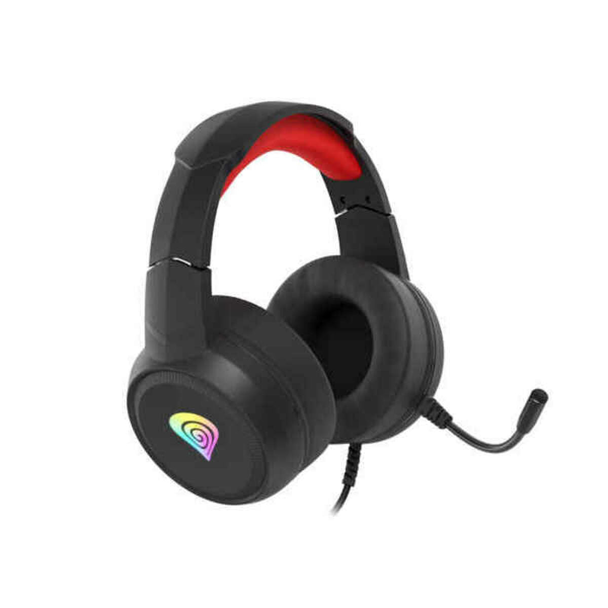 Auriculares Bluetooth com microfone Genesis NSG-1609 Preto Vermelho Multicolor