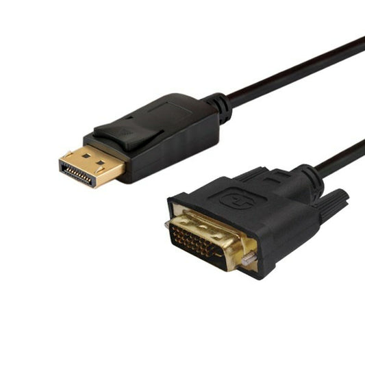 Adaptador DisplayPort para adaptador DVI Savio CL-122 Preto 3 m