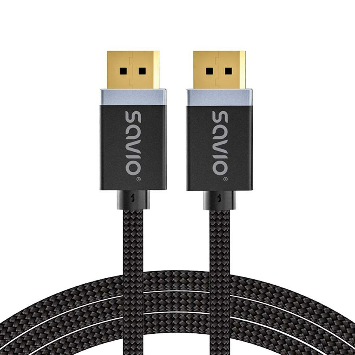 Cabo DisplayPort Savio CL-176 Preto 3 m