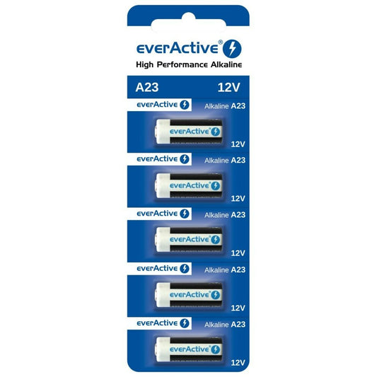 Pilhas EverActive 23A 12 V (5 Unidades)