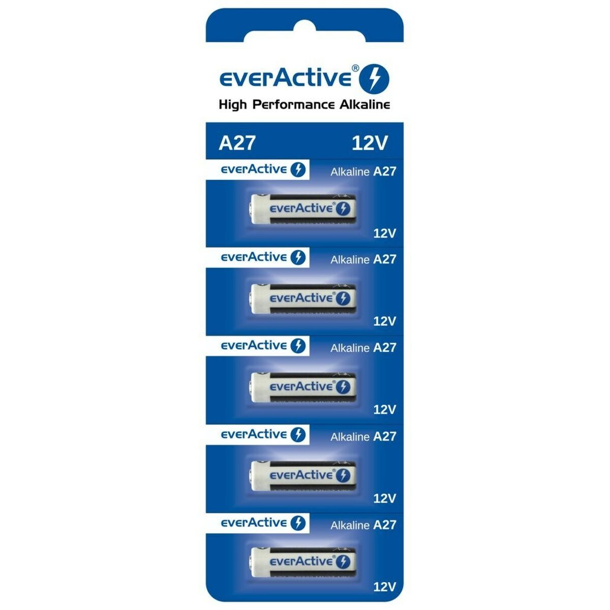 Pilhas EverActive 27A 12 V (5 Unidades)