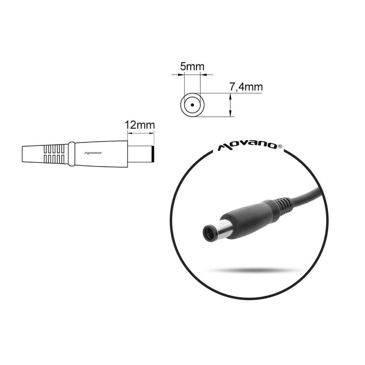 Carregador para Portátil Mitsu 5ZM019 90 W