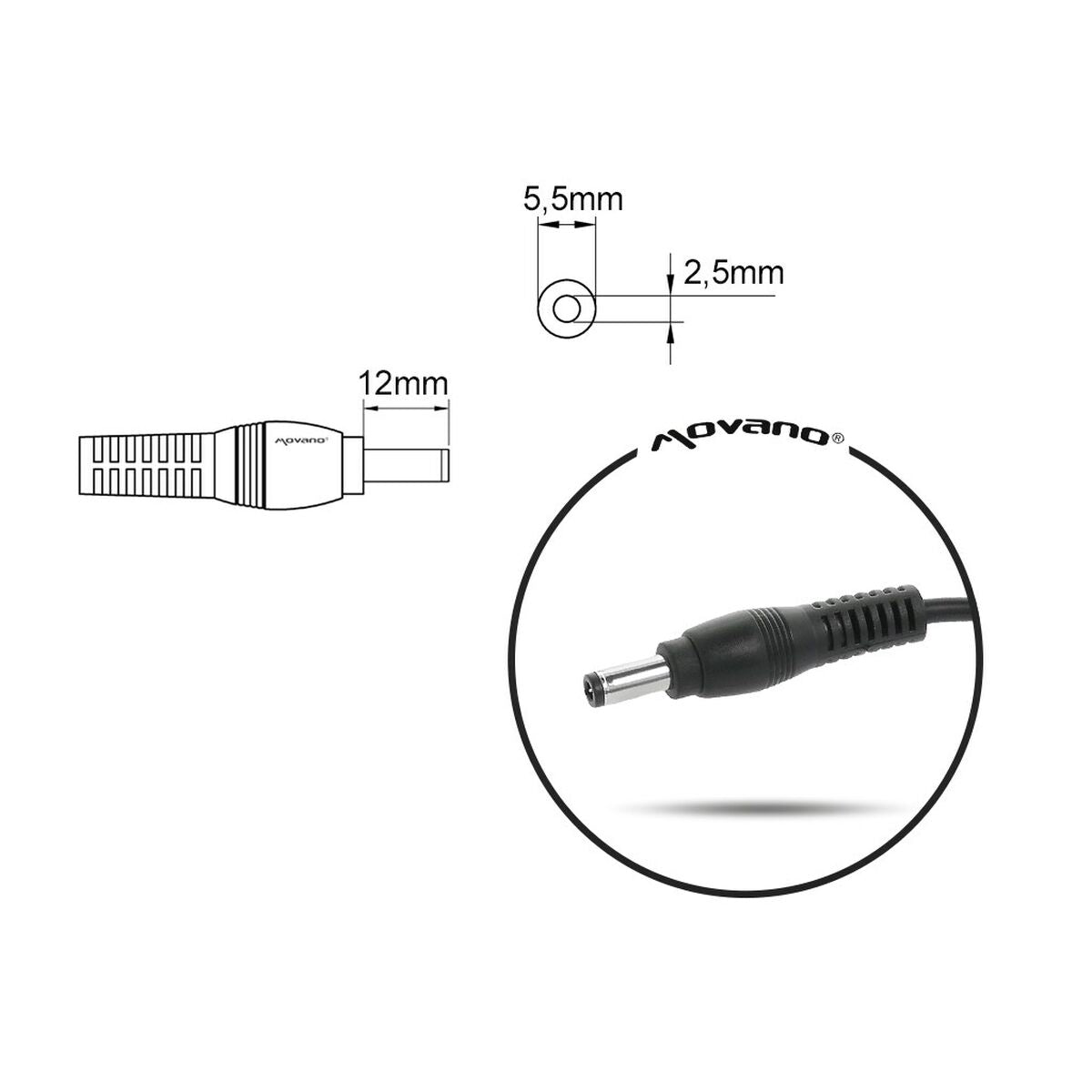 Carregador para Portátil Mitsu 5ZM044 75 W