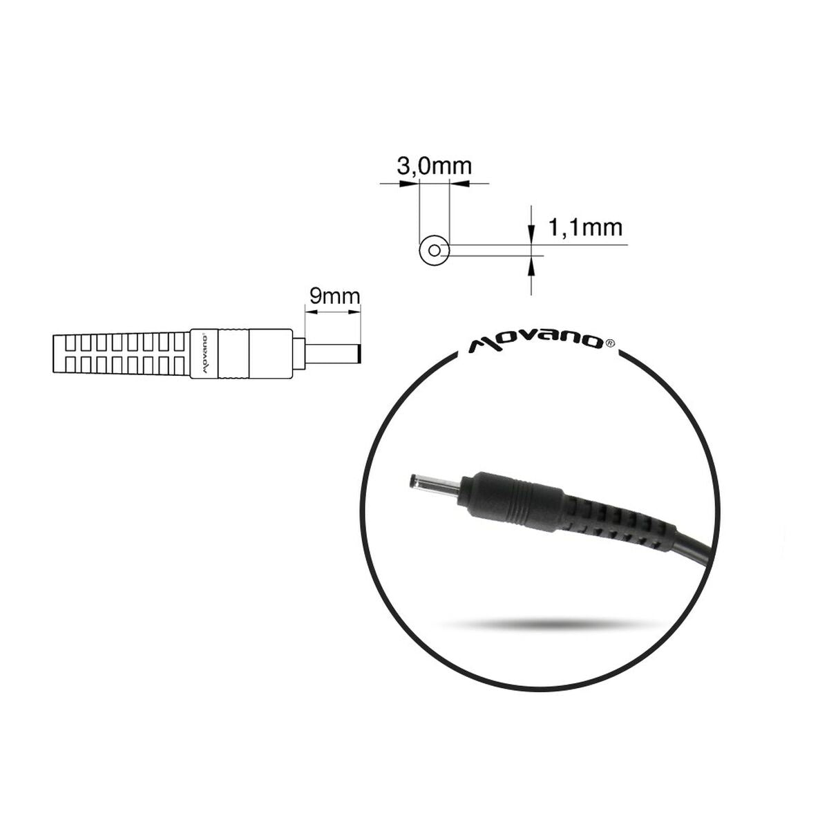 Carregador para Portátil Mitsu 5ZM049 40 W