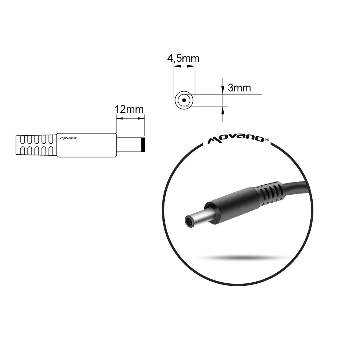 Carregador para Portátil Mitsu 5ZM021 DELL 90 W