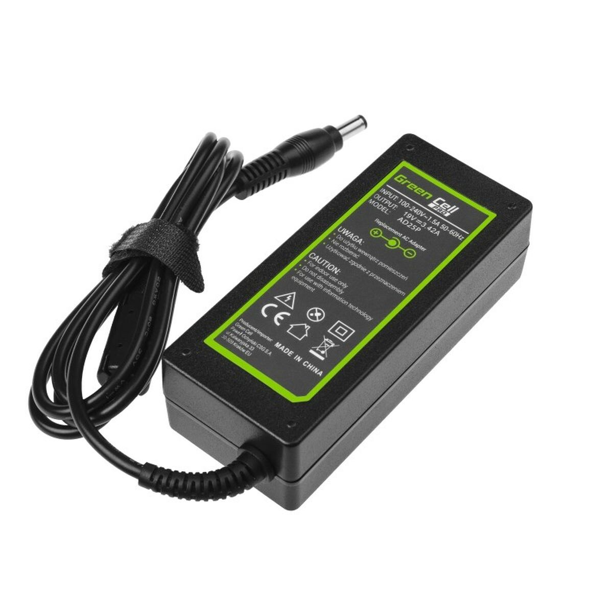 Carregador para Portátil Green Cell AD25P 65 W