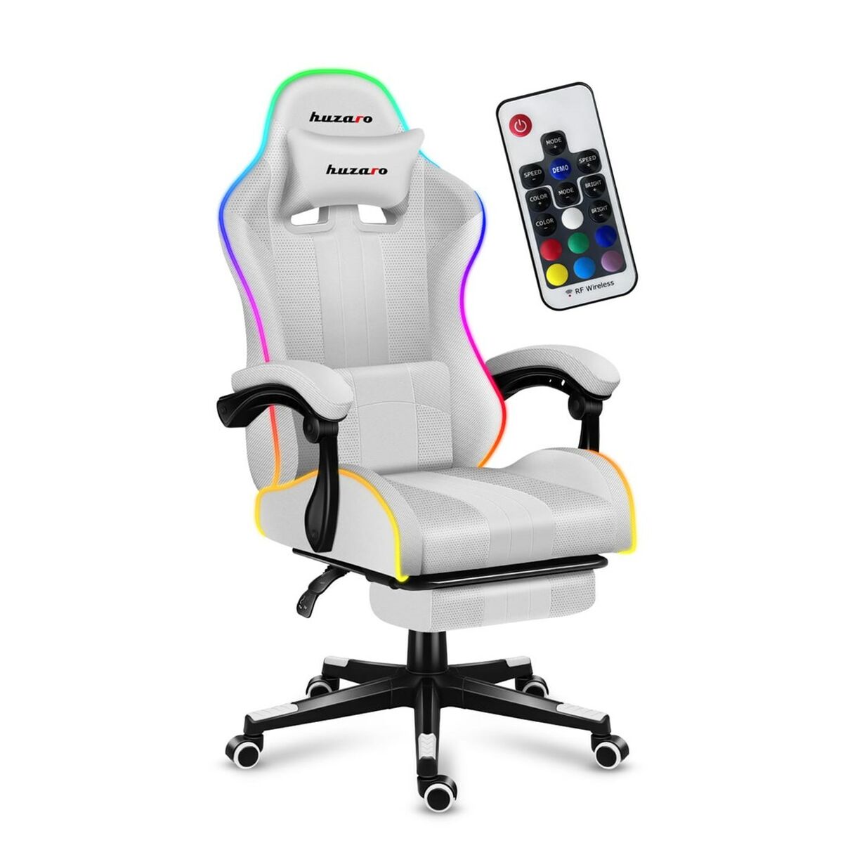 Cadeira de Gaming Huzaro FORCE 4.7 RGB Branco