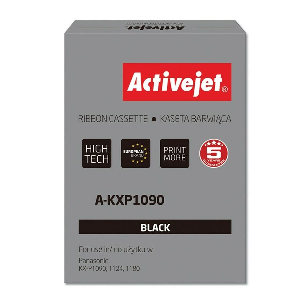 Fita de impressora de agulhas original Activejet A-KXP1090 Preto