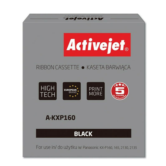 Fita de impressora de agulhas original Activejet A-KXP160 Preto No