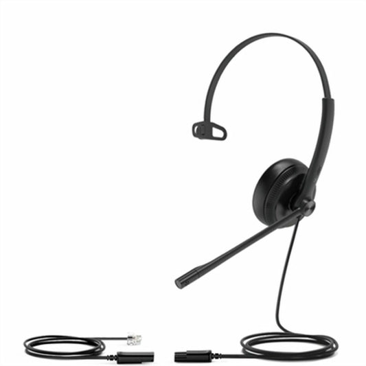 Auriculares com microfone Yealink YHS34 LITE MONO Preto