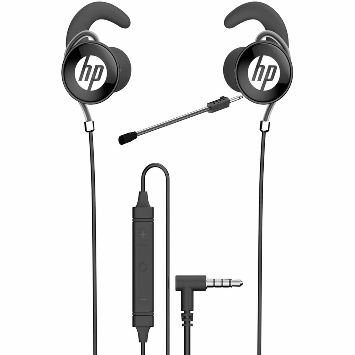 Auriculares com microfone HP DHE-7004 Preto