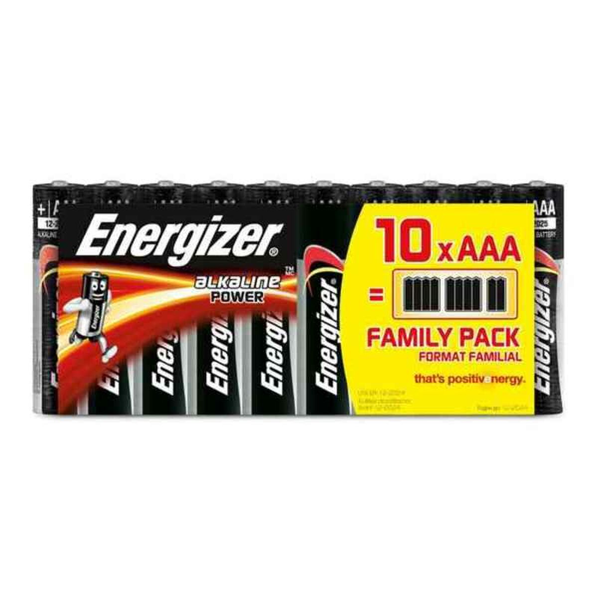 Pilhas Alcalinas Energizer 630066 AAA LR03 (10 uds)