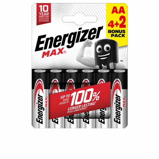 Pilhas Energizer ENERGIZER MAX POWER (6 Unidades)