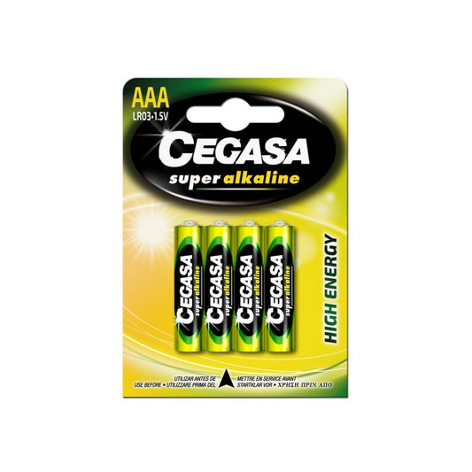 Pilhas Alcalinas LR03 Cegasa LR03 1,5V (4 uds)