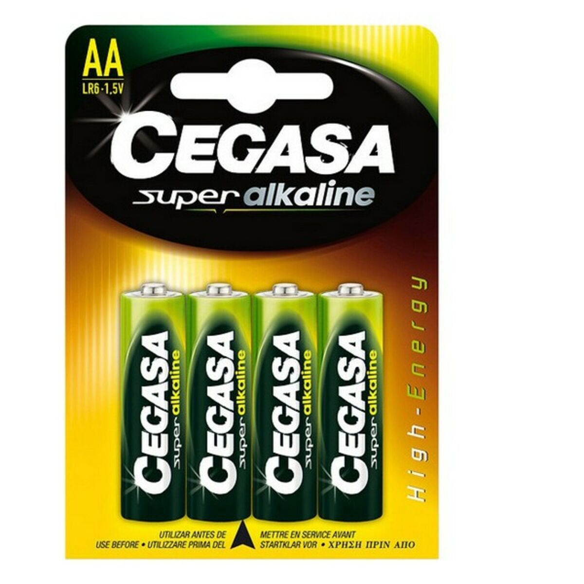 Pilhas Alcalinas Cegasa B.LR6 AA 1,5V (4 uds)