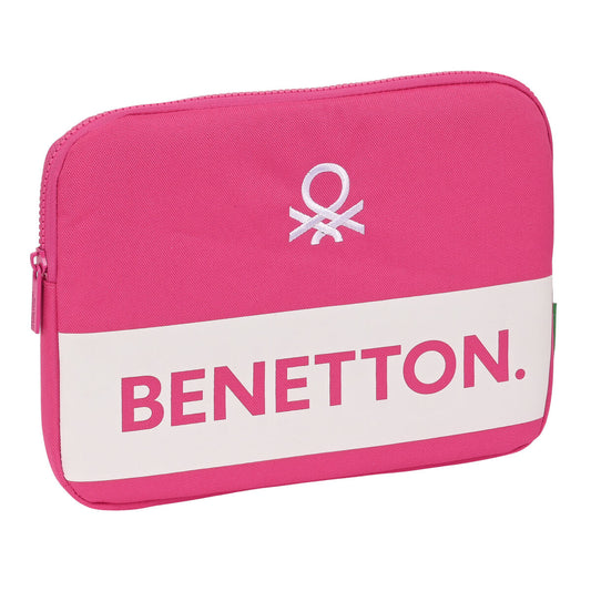 Capa para Portátil Benetton Raspberry Fúcsia (31 x 23 x 2 cm)