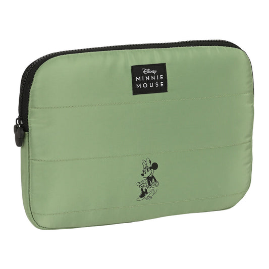 Capa para Portátil Minnie Mouse Mint shadow Verde militar (31 x 23 x 2 cm)