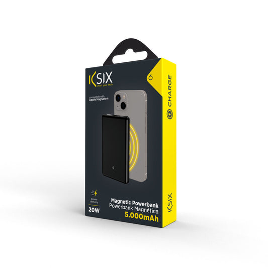 Powerbank KSIX Cinzento 5000 mAh