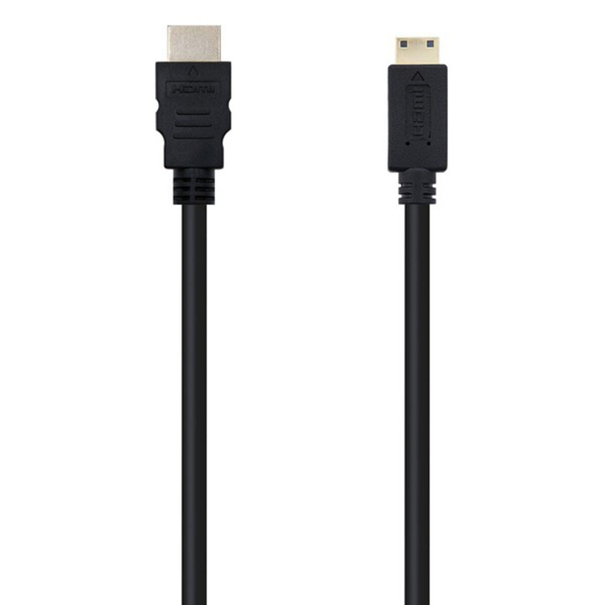 Cabo HDMI para Mini HDMI NANOCABLE 10.15.0902 1,8 m Preto 1,8 m