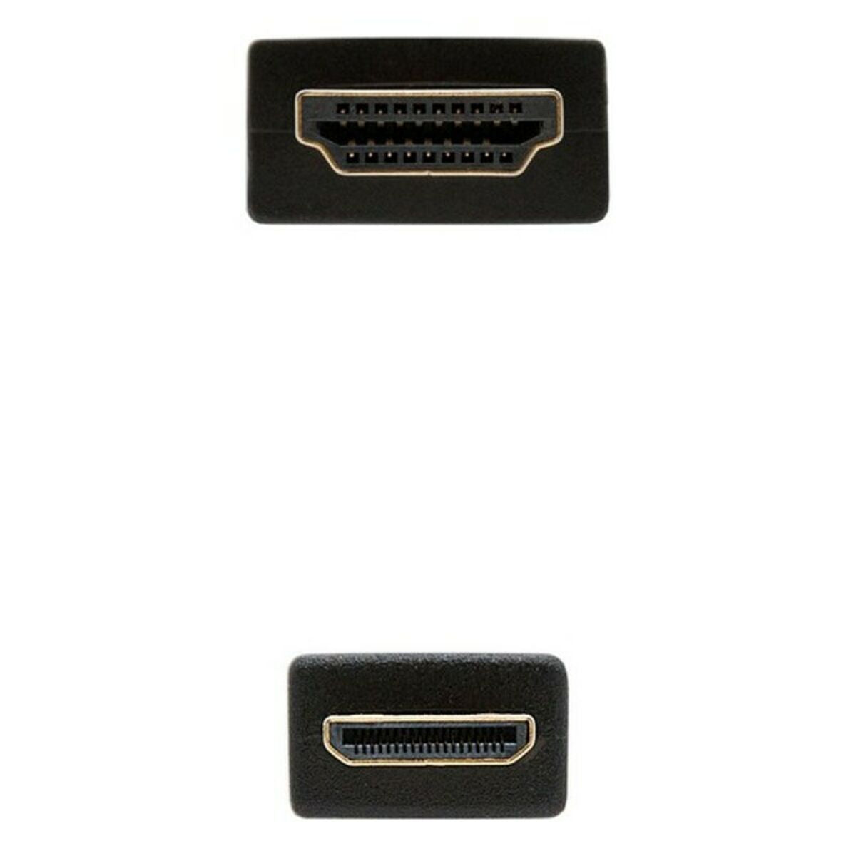 Cabo HDMI para Mini HDMI NANOCABLE 10.15.0902 1,8 m Preto 1,8 m