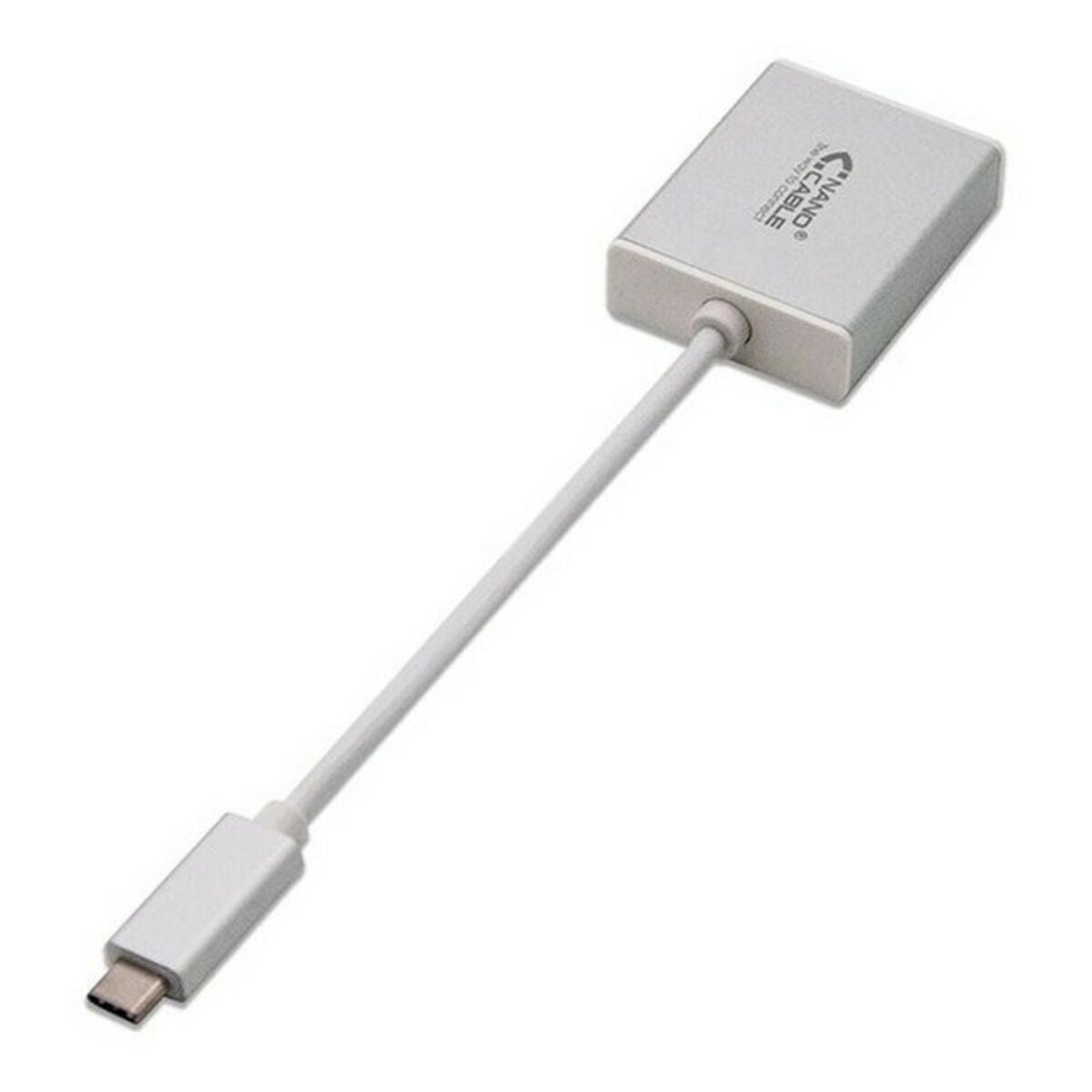 Adaptador USB-C para VGA NANOCABLE 10.16.4101 10 cm