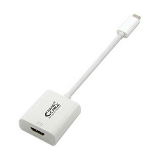 Adaptador USB-C para HDMI NANOCABLE 10.16.4102 15 cm Branco