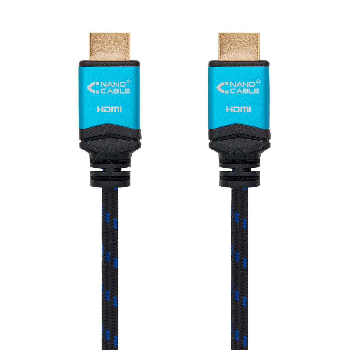 Cabo HDMI NANOCABLE 10.15.3701 V2.0 Preto/Azul 1 m 4K Ultra HD