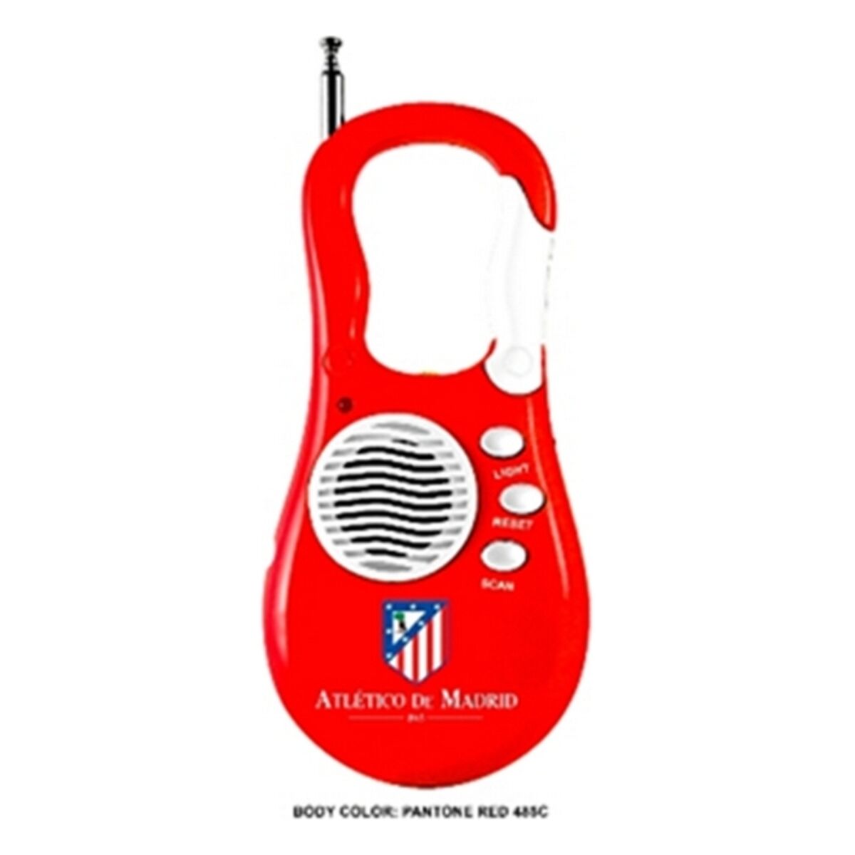 Rádio Portátil Atlético Madrid Vermelho