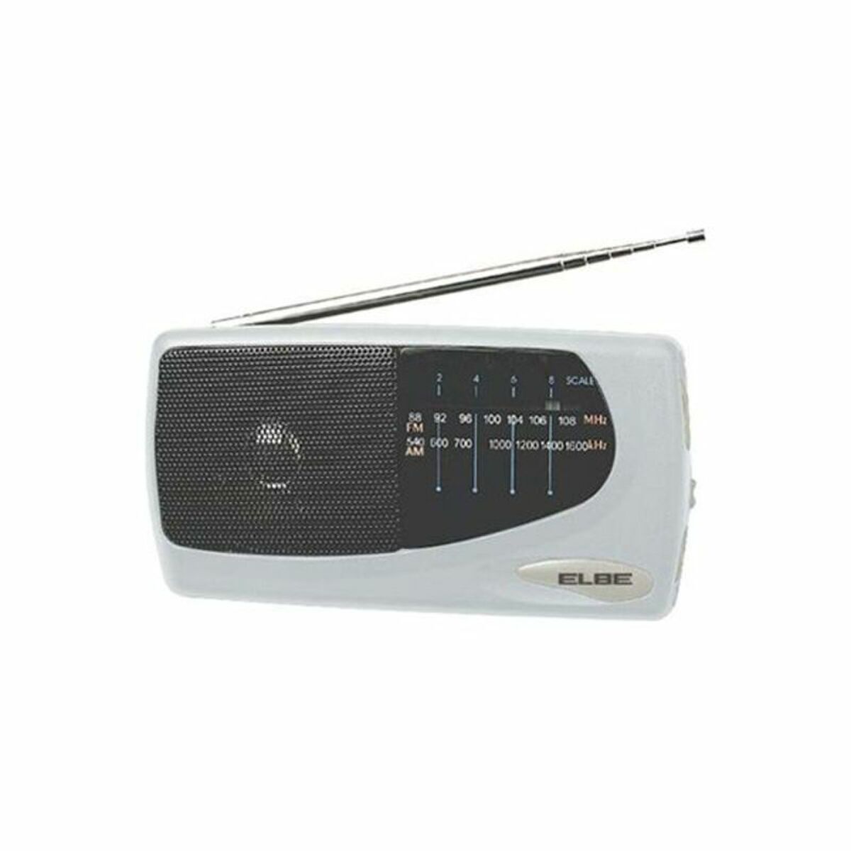 Rádio Transistor ELBE RF-52 Branco