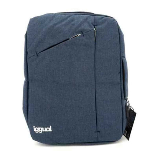 Mochila para notebook iggual IGG317051 Impermeável Antirroubo Azul